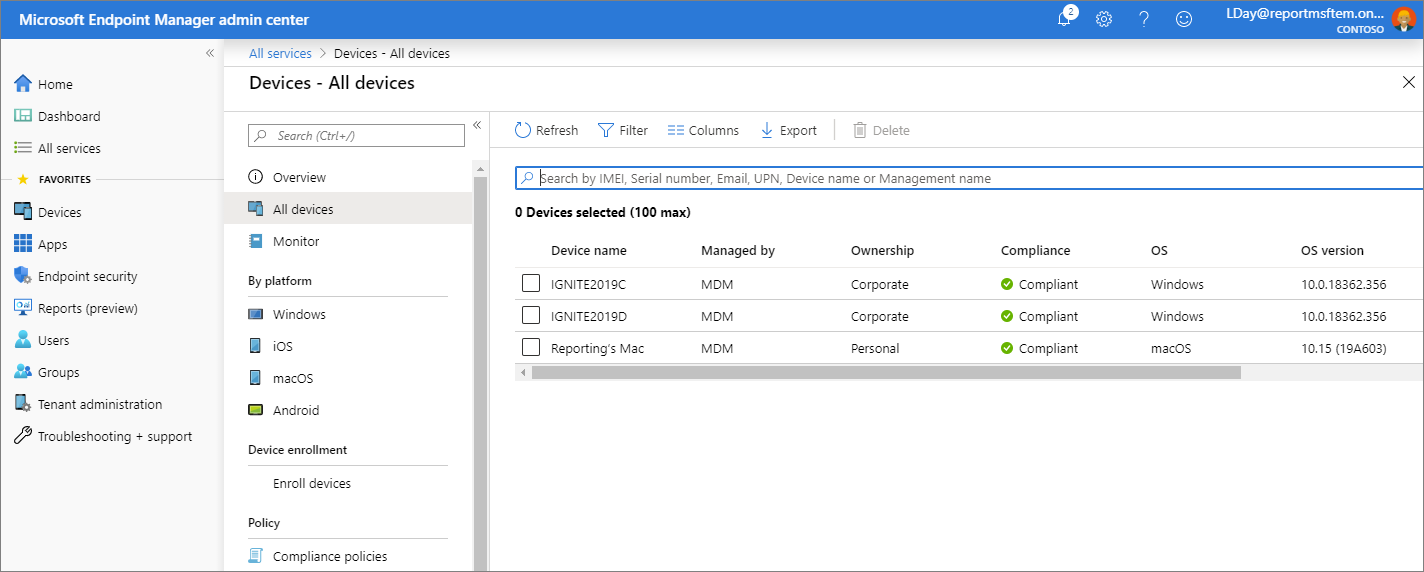 secure device management Intune