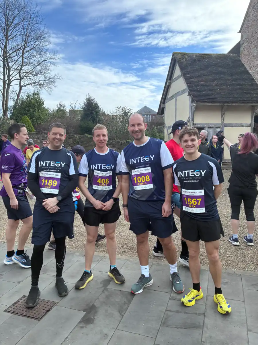 Integy at Taunton half marathon